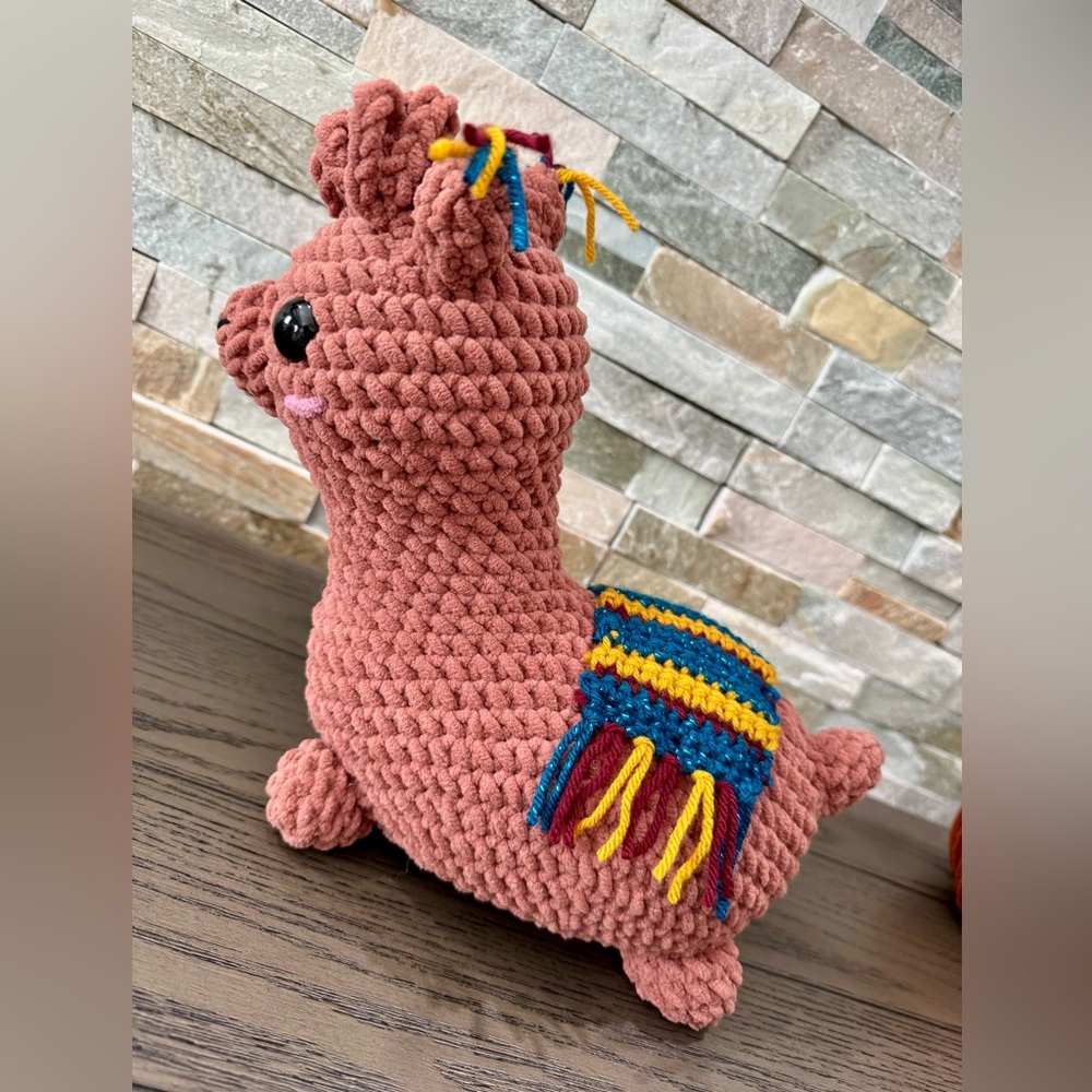 Llama Love_: "Meet lola the adorable crocheted llama, carefully crafted